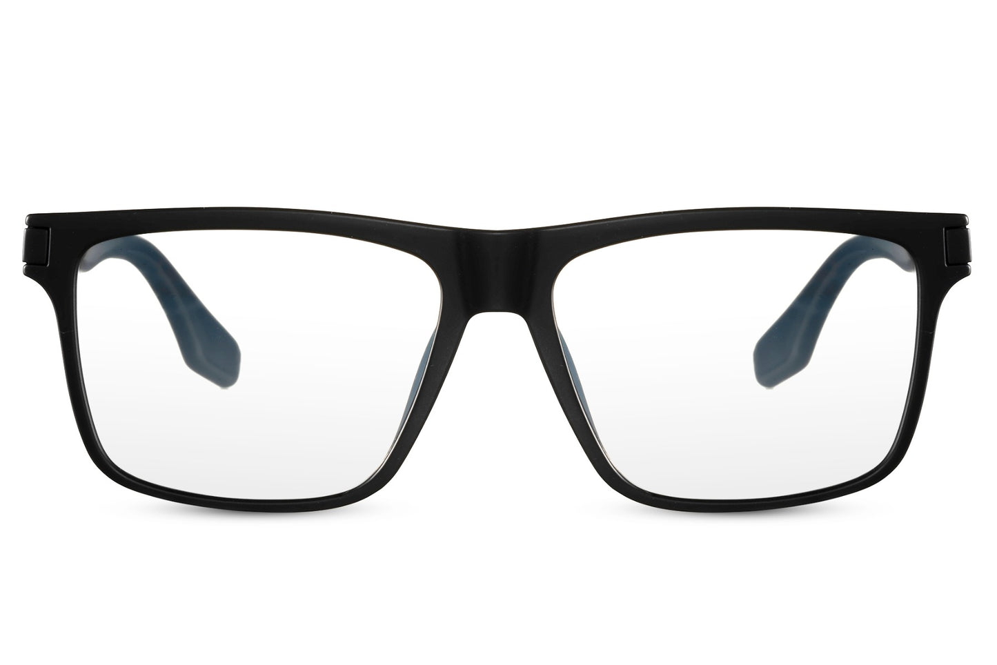 Black & Red Wayfarer Blue Light Filter Eyeglass