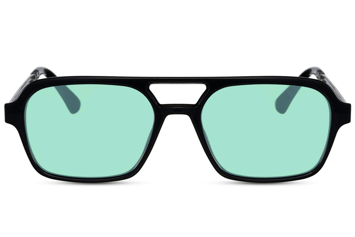 Retro Tinted Black Frame Shades