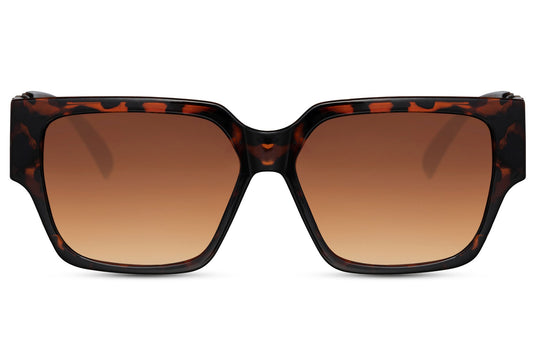 Leopard Print Oversized Sunglasses