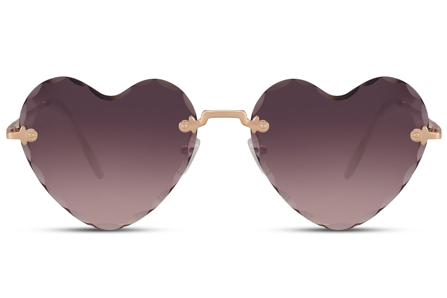 Purple Heart Shape Shades