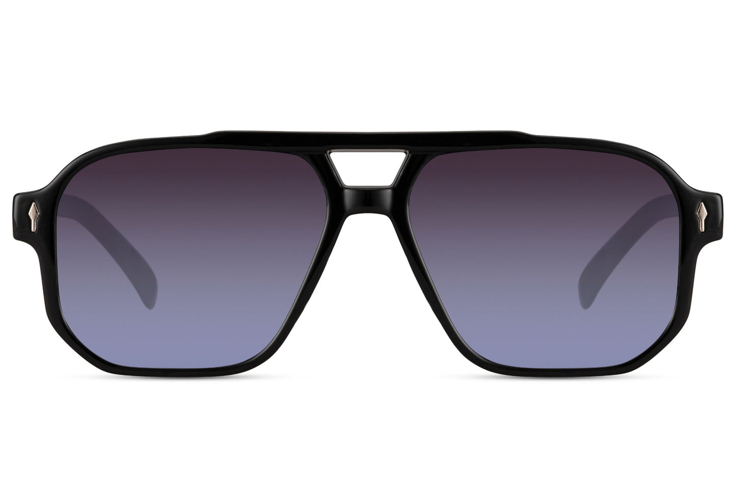 Men's Green Retro Tinted Sunglasses