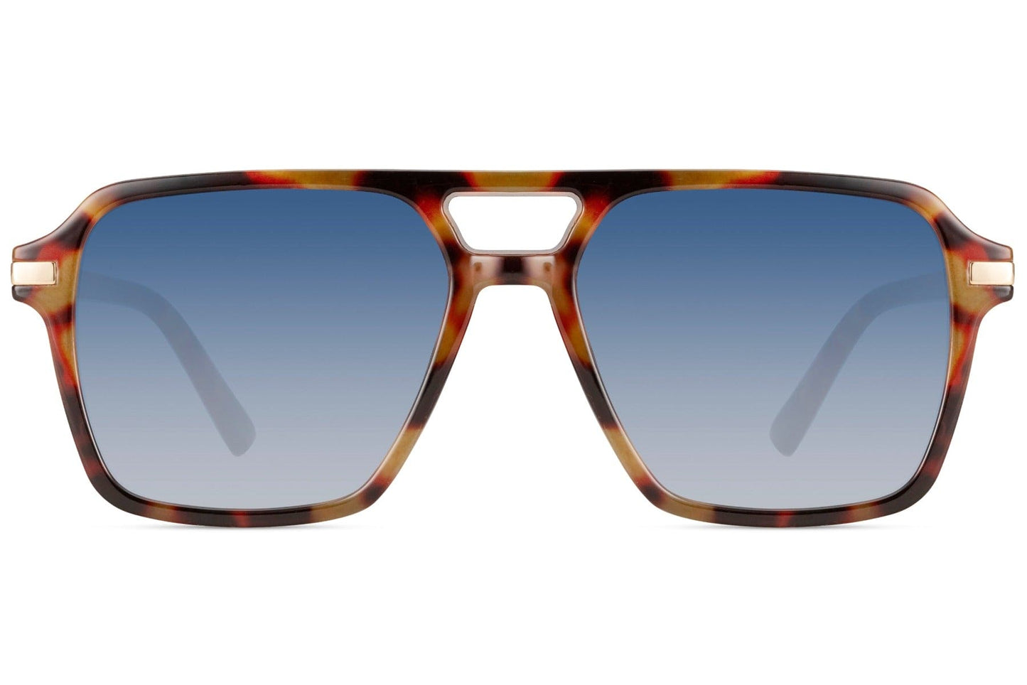 Black Frame Square Sunglasses