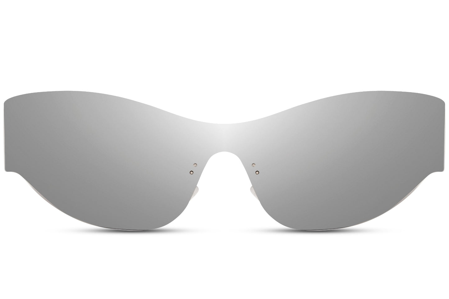 Silver Visor Style Sunglasses