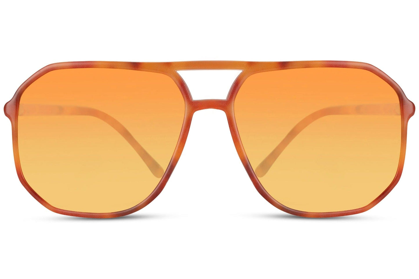 Black Frame Retro Tinted Shades