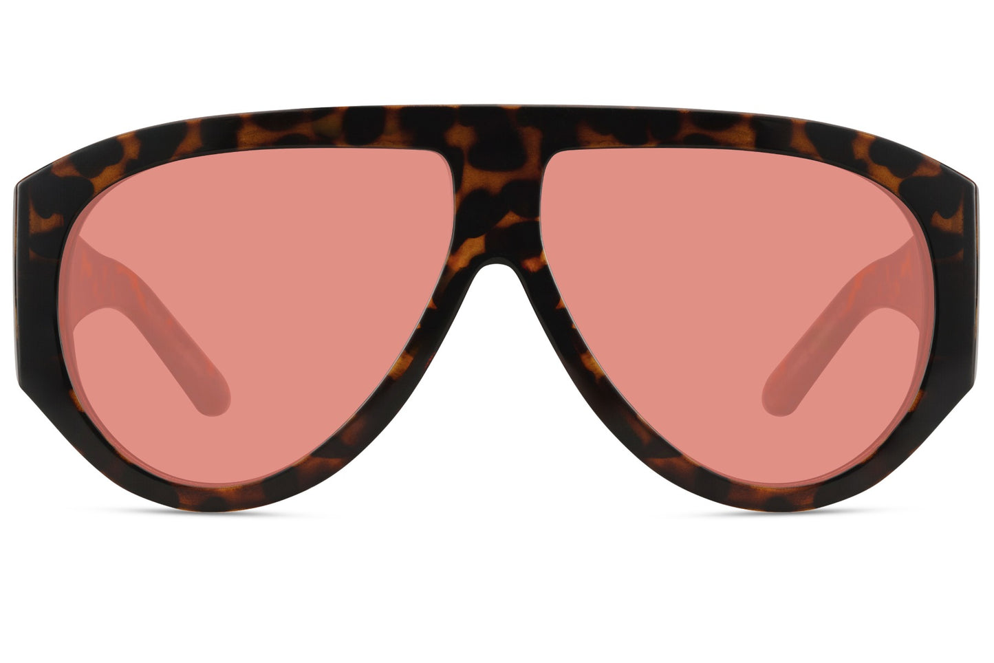 Bold Black Frame Sports Sunglasses