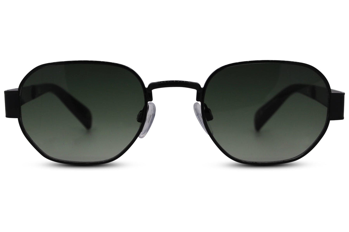 Vintage Metallrahmen Geometrische Sonnenbrille