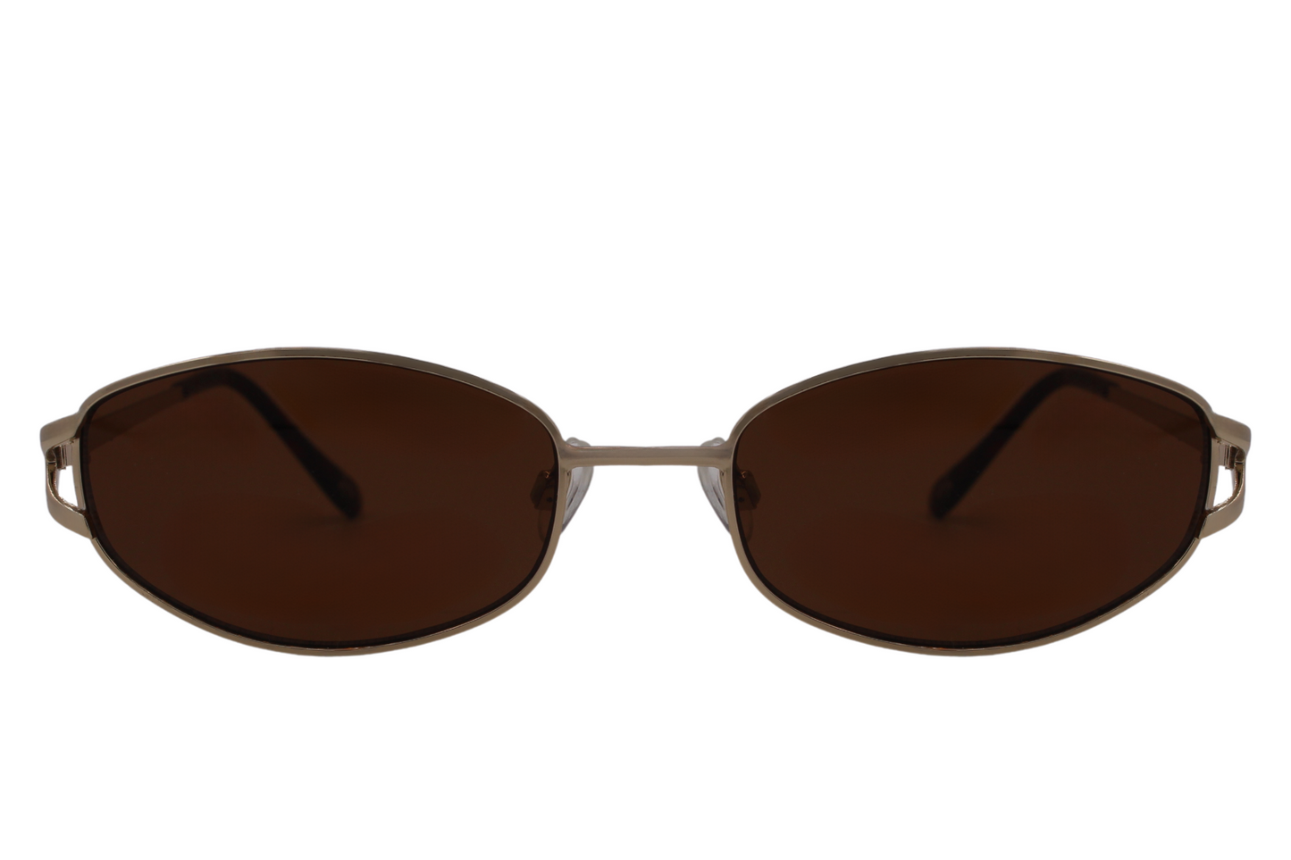 Black & Gold Round Sunglasses Sustainable Design