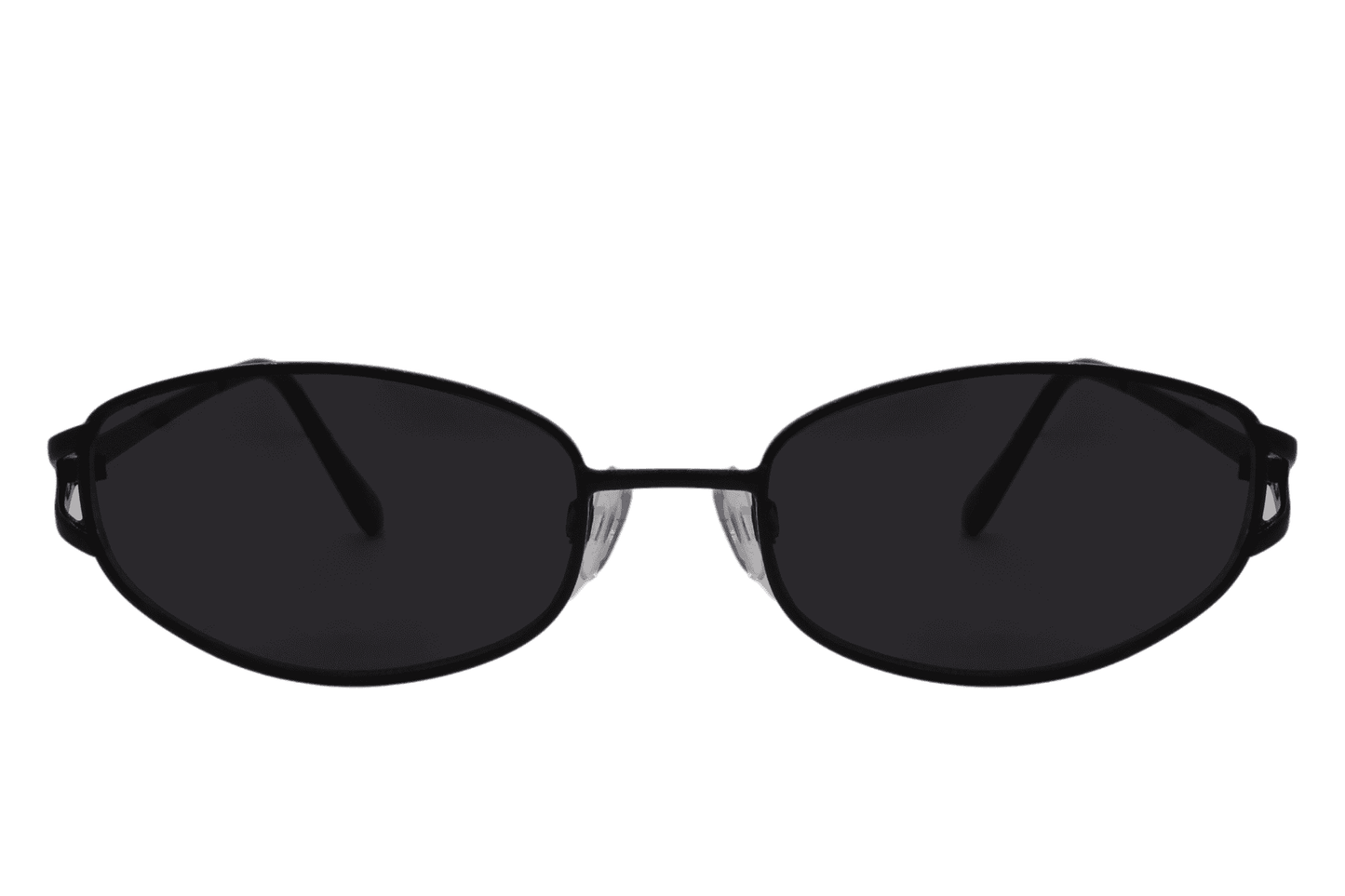 Black & Gold Round Sunglasses Sustainable Design