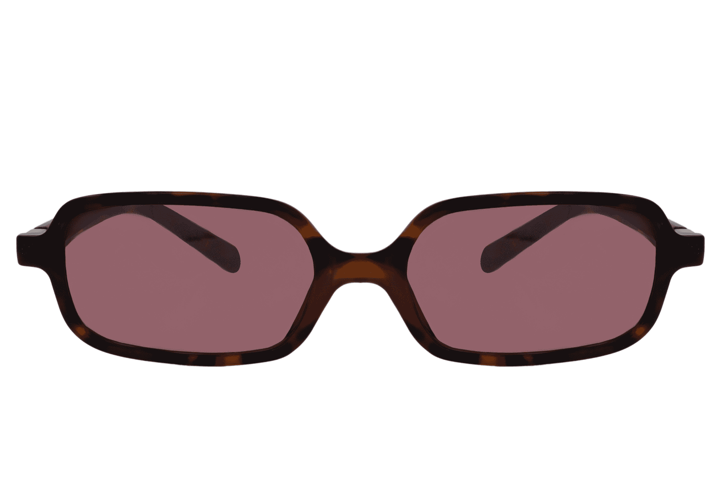 Sleek Black Rectangle Frame Sunglasses