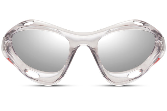 Enhance your performance with our Visor Style Sports Sunglasses, designed for athletes and outdoor enthusiasts. These lightweight sunglasses feature a sleek visor-style frame, offering maximum coverage and a modern aesthetic. With 100% UV protection and durable polycarbonate construction, they are perfect for cycling, running, or any outdoor activity.