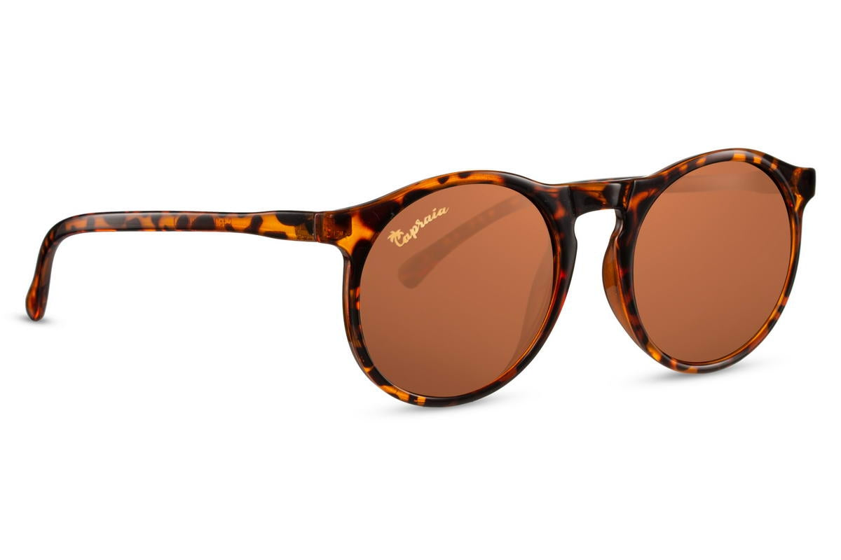 Leopard Print Round Sunglass