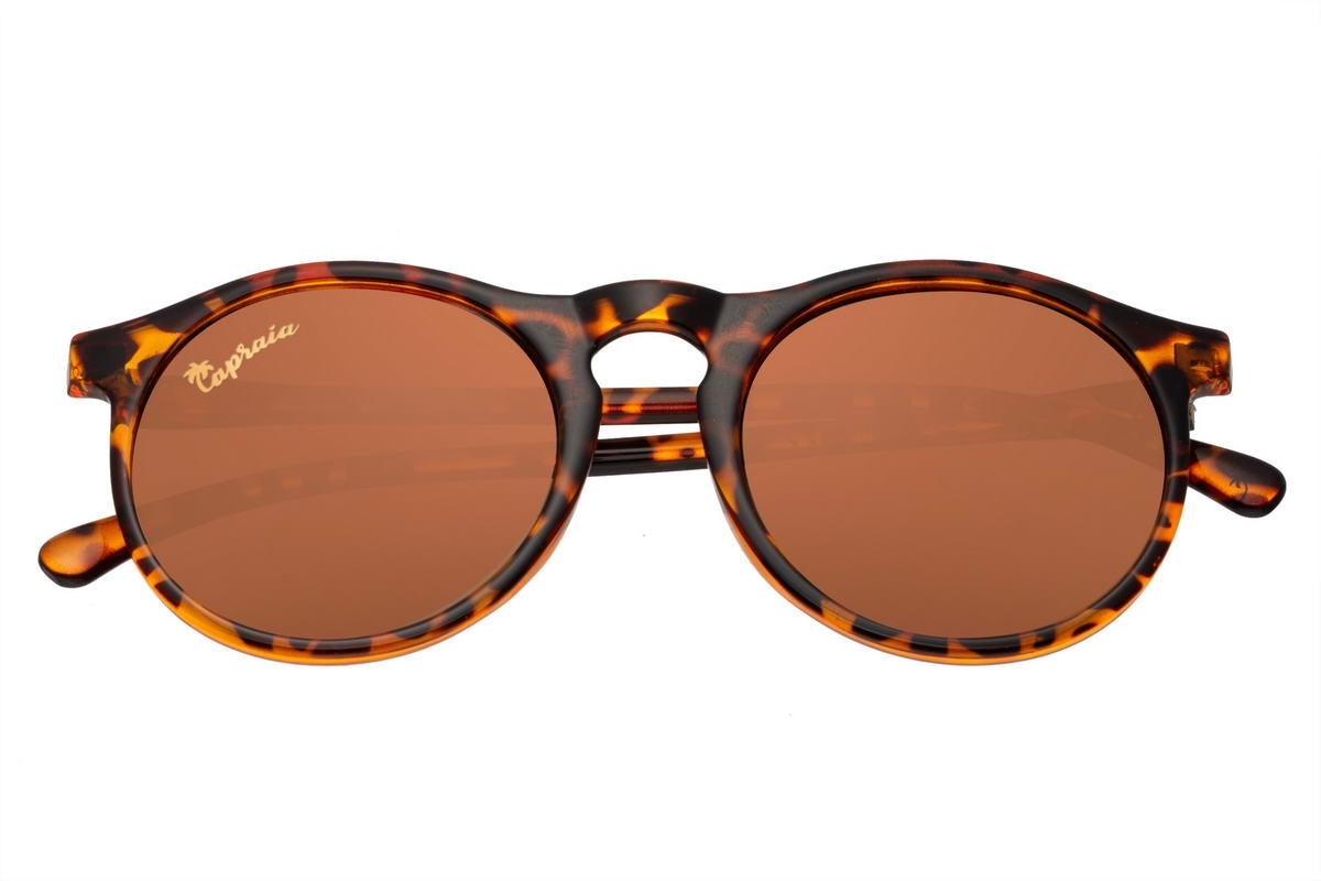 Leopard Print Round Sunglass