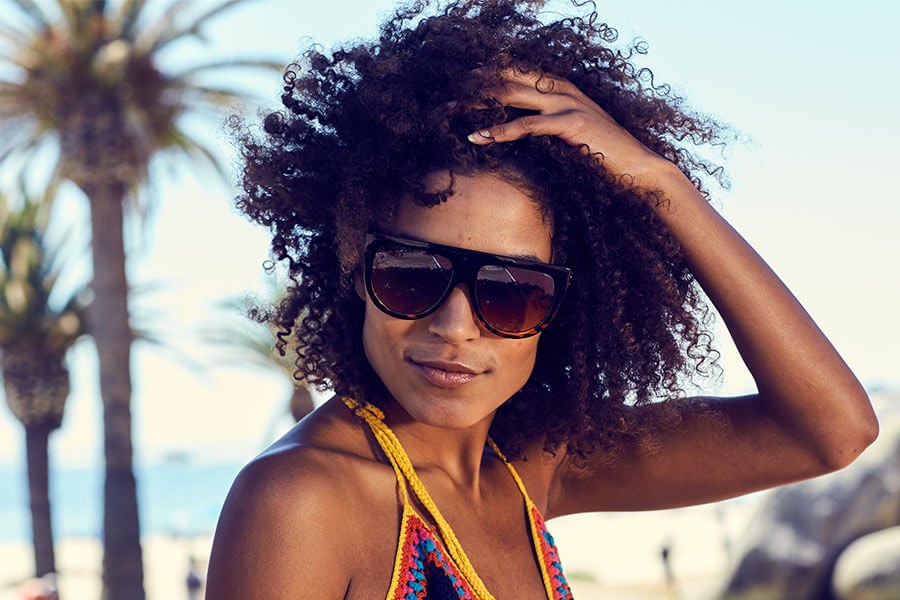 Brown Oversized Sunglasses