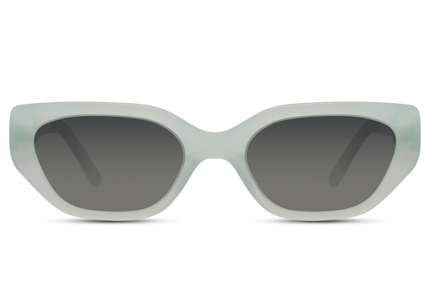 Green Geometric Cateye Sunglass