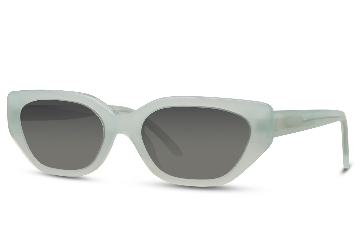 Green Geometric Cateye Sunglass