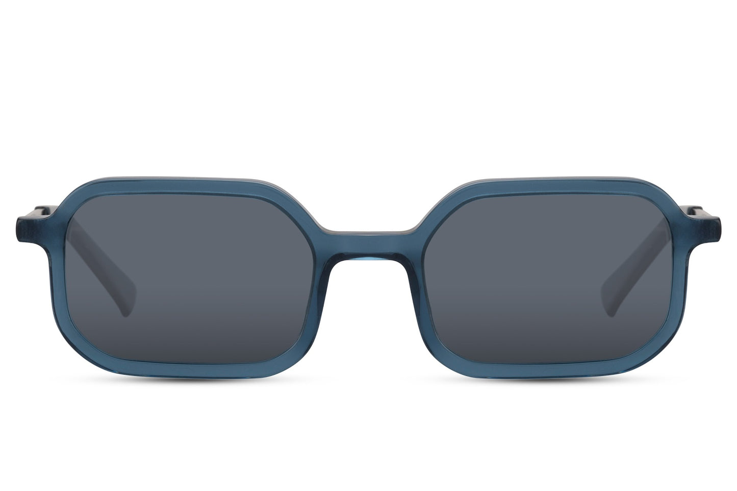 Blue Rectangle Sunglasses