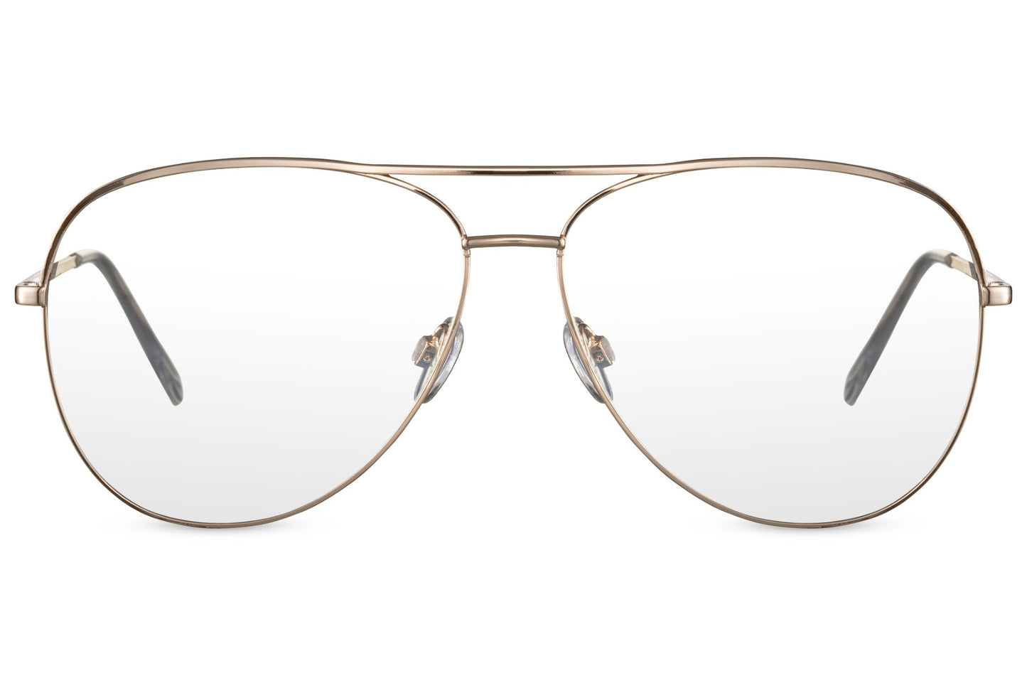 Blue light filter aviator glasses for digital eye protection, stylish lightweight metal frame designed for daily use and long working hours