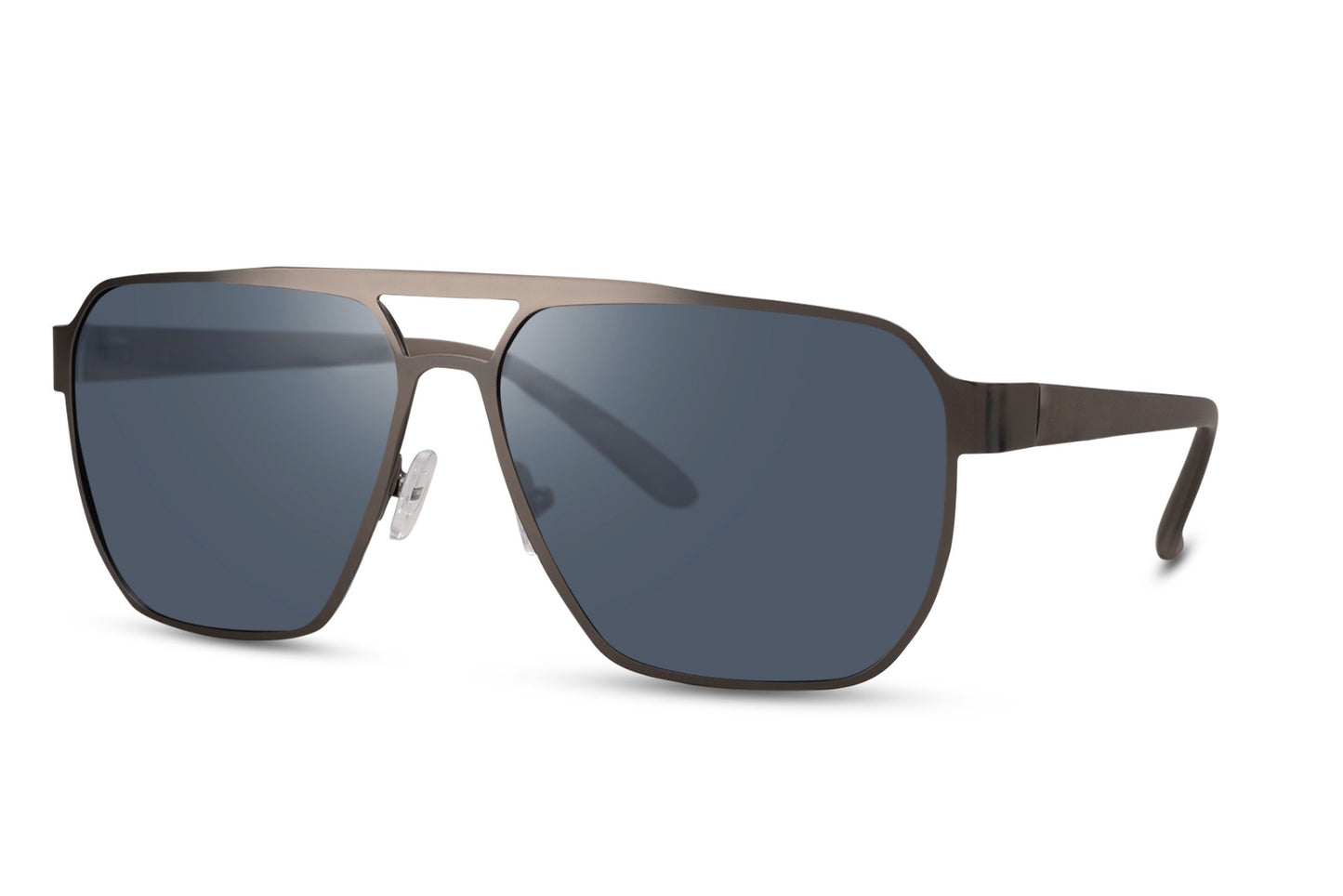 Dark tinted aviator sunglasses with pilot frame, suitable for urban fashion and versatile outfit combinations