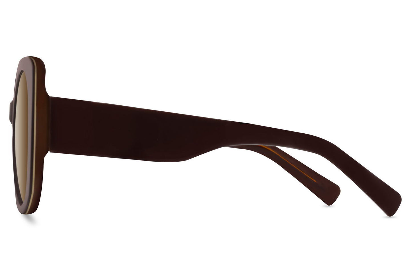 Brown Oversized Sunglass