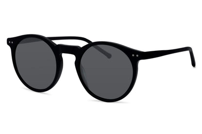 Black Round Sunglass