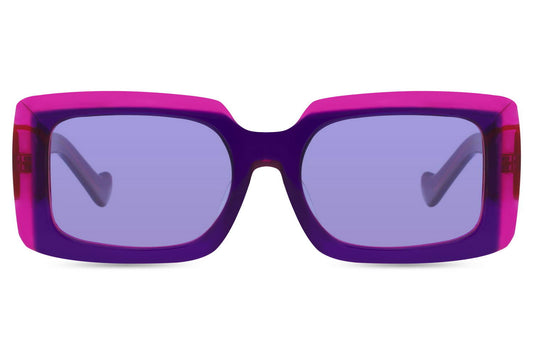 Purple & Pink Rectangle Sunglass