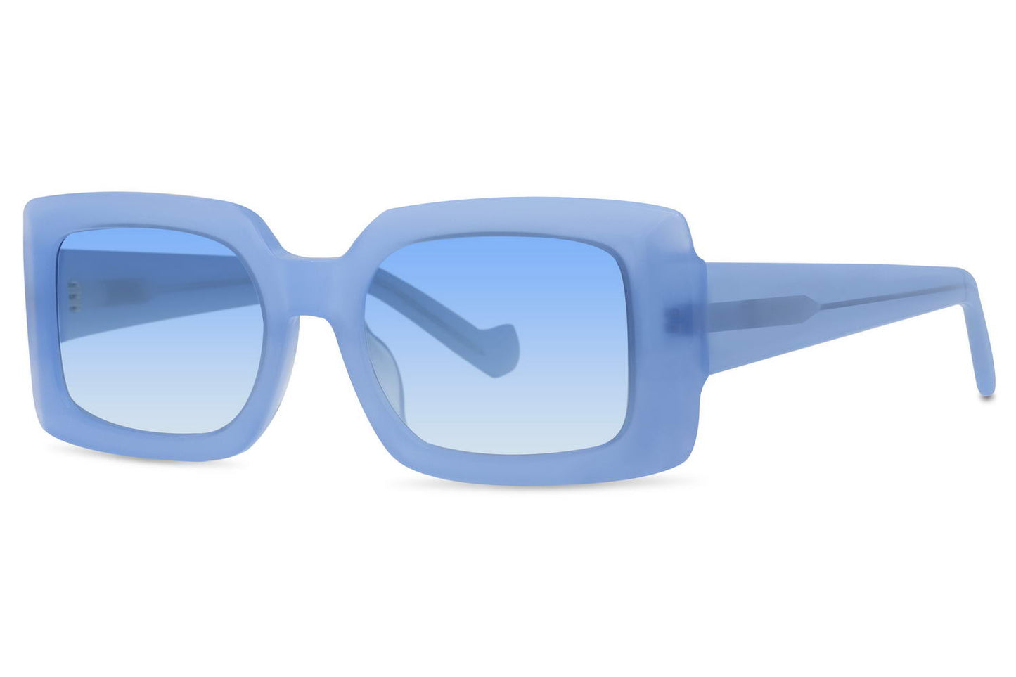 Blue Rectangle Party Sunglass