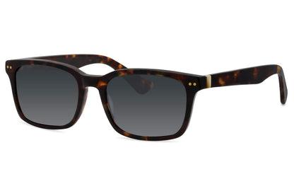 Animal Print Black Rectangle Sunglass