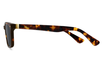 Animal Print Black Rectangle Sunglass