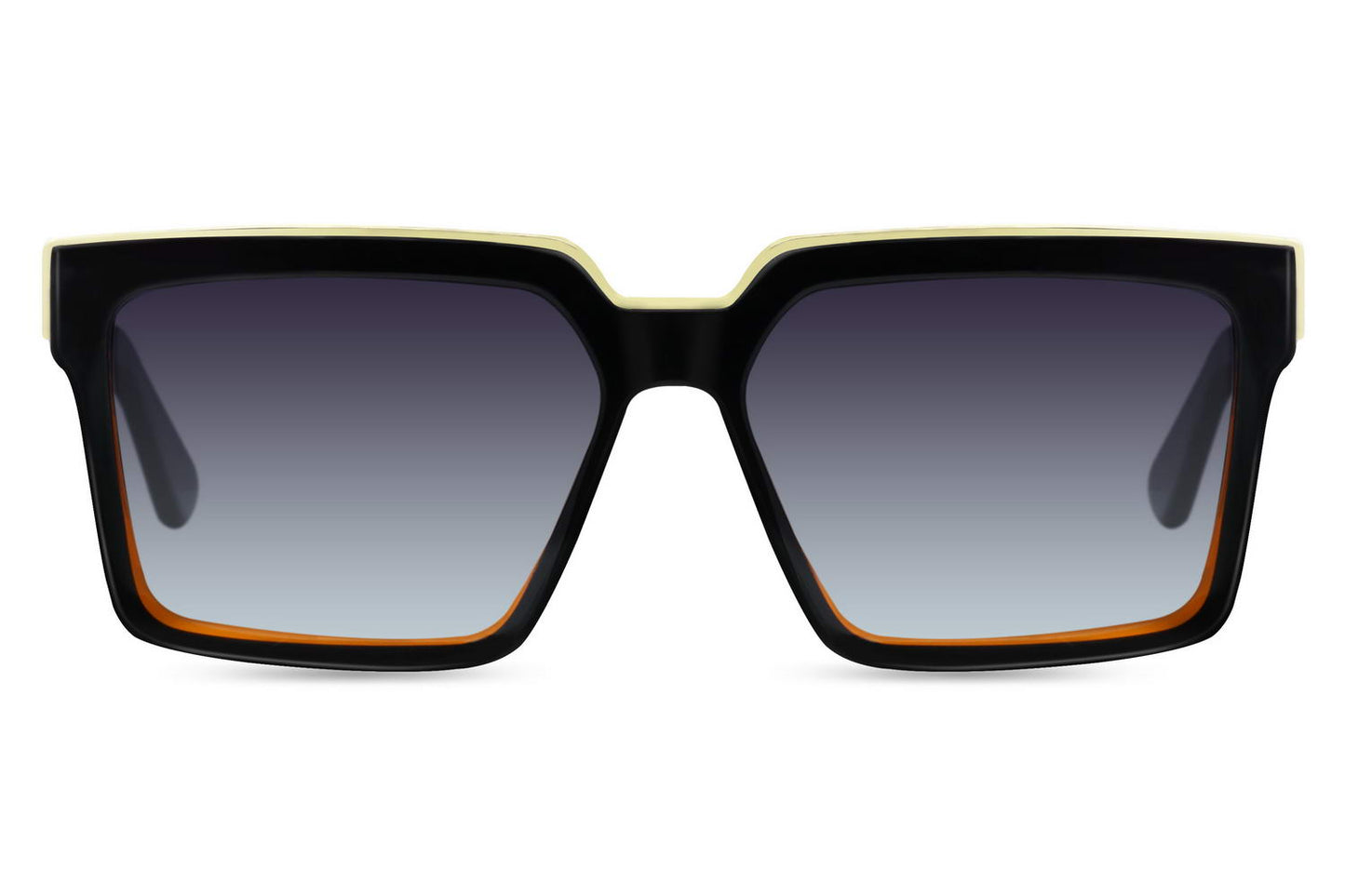 Timeless Sophistication: Black Square Sunglasses