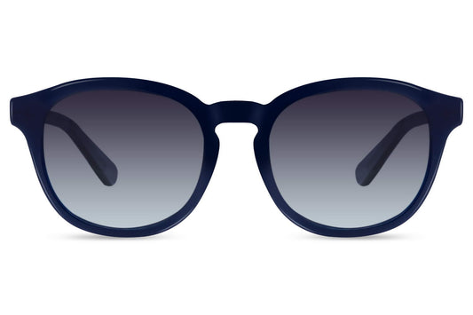 Blue Round Sunglass