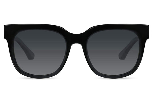 Classic Black Polarized Square Sunglasses