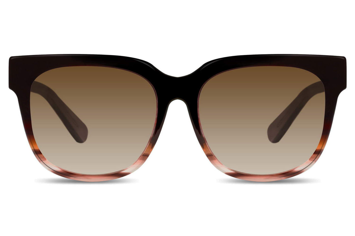 Brown Animal Print Oversized Sunglass