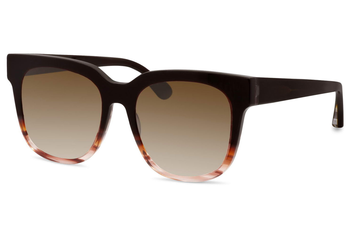 Brown Animal Print Oversized Sunglass