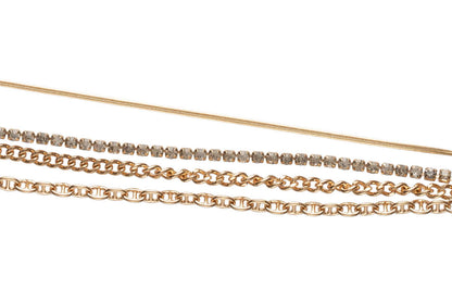 Multi drop Gold Chain Sunglass Necklace