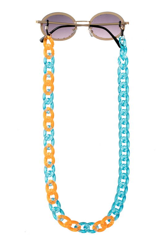 Multi Colour Sunglass Chain Necklace