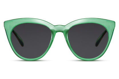 Designer Green Cateye Sunglasses