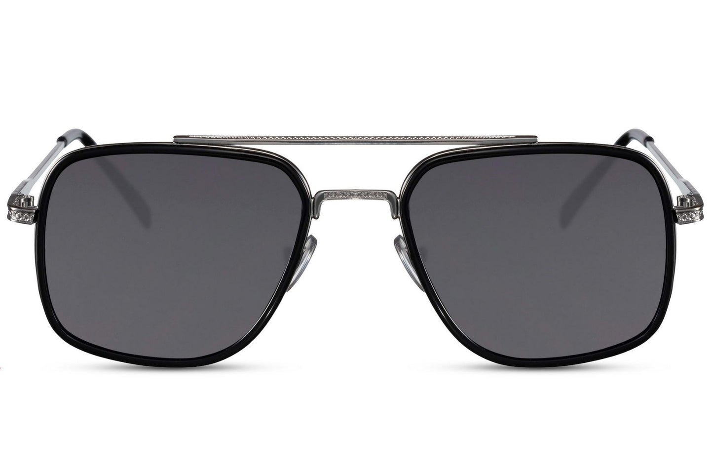 Modern Minimalism: Black Square Sunglasses