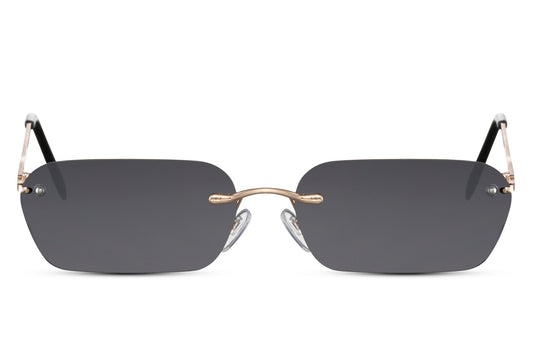 Black Rectangle Sunglasses
