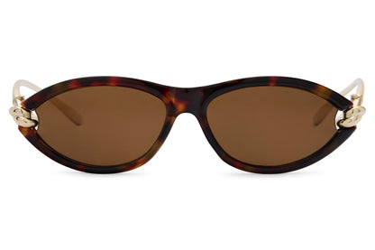 Vintage Oval Noir Sunglasses