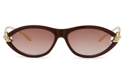 Vintage Oval Noir Sunglasses