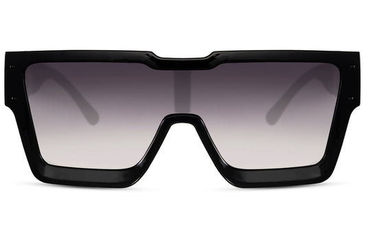 Large Black Oversized Protective Sunglasses