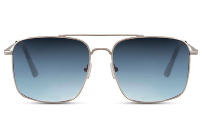 Gafas de sol retro tintadas en verde