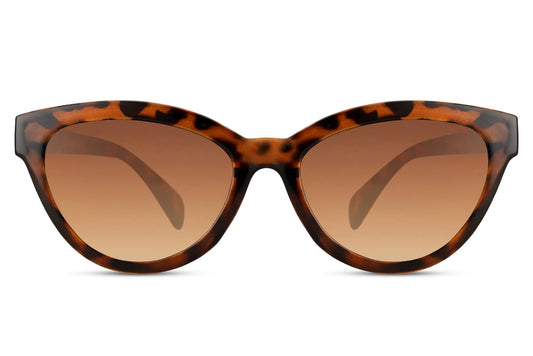 Leopard Print Cat-eye Sunglasses