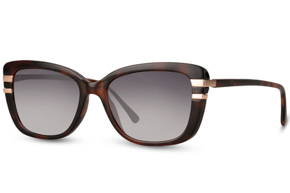 Übergroße weiche quadratische Sonnenbrille