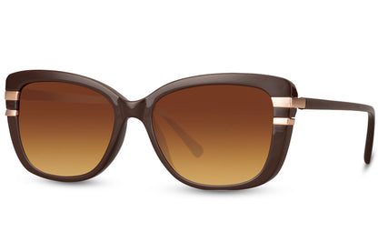 Übergroße weiche quadratische Sonnenbrille