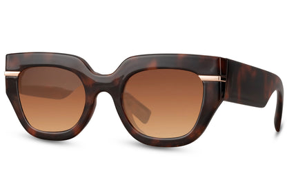 Chunky Bold Cat-Eye Sunglasses