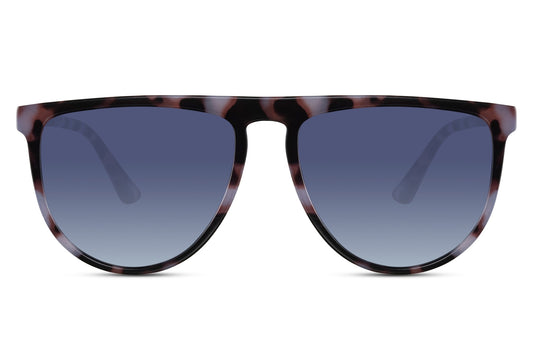 Blue Oversized Sunglasses
