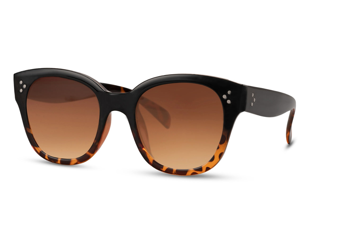 Brown Animal Print Oversized Sunglasses - Eco Friendly