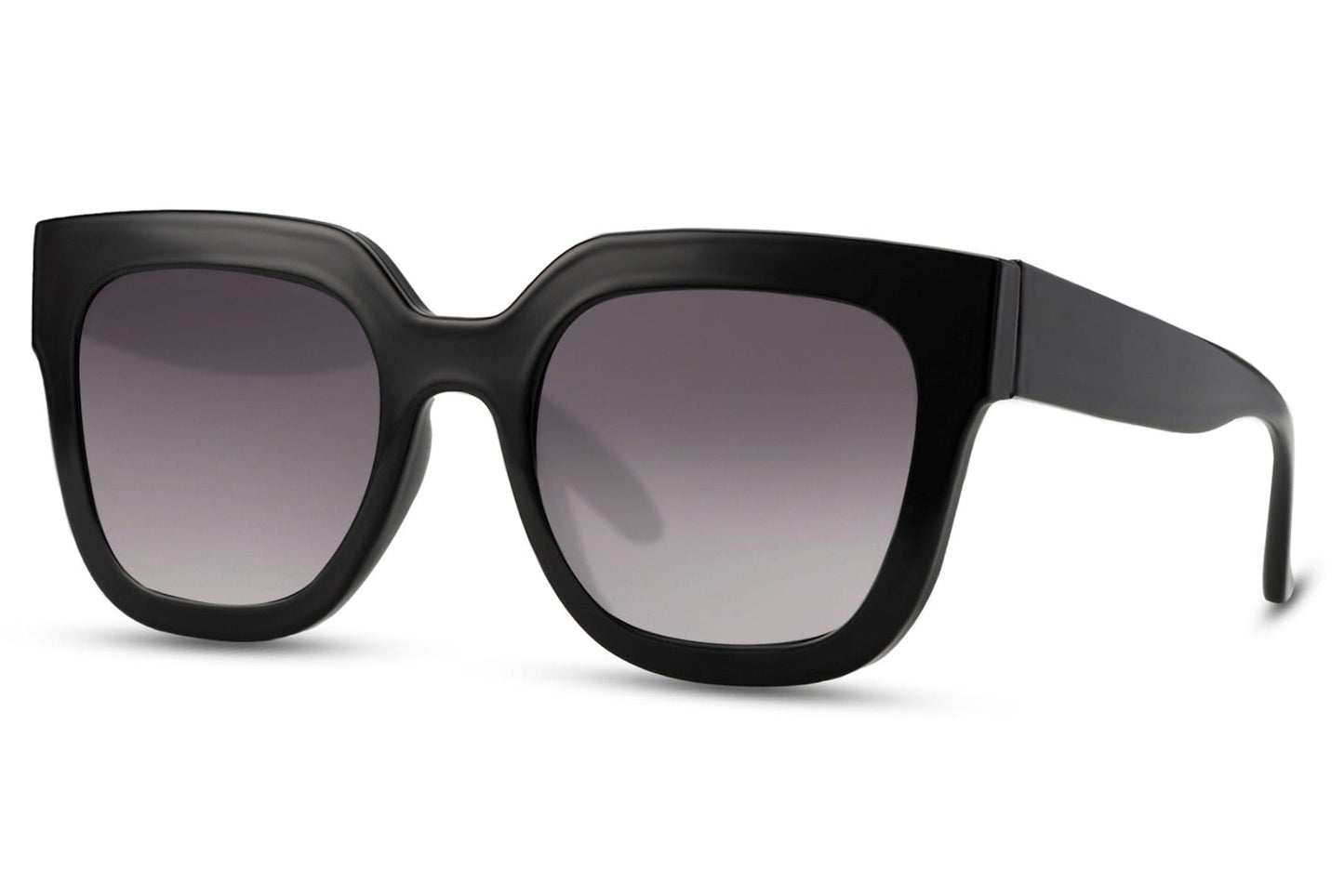 Gafas de sol geométricas marrones de diseño clásico