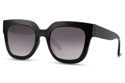 Gafas de sol geométricas marrones de diseño clásico